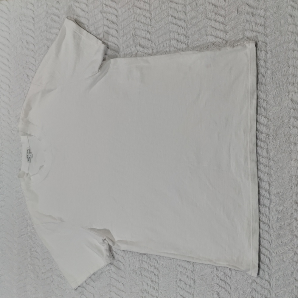 490. Cotton Citizen Classic Crewneck Tee | Color: White - Picture 11 of 11